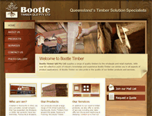 Tablet Screenshot of bootletimber.com.au